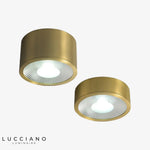 Spot Led Doré Cylindrique Moderne Luminaire Chambre