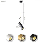 Spot Orientable Doré Avec Tige. Luminaire Chambre