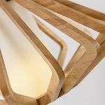 Suspension Abat-Jour Bois Alfa Luminaire Chambre