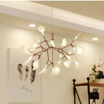 Suspension Design Moderne LED Arbre Doré