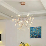 Suspension Design Moderne LED Arbre Doré