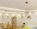 Suspension Design Moderne LED Arbre Doré