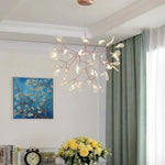 Suspension Design Moderne LED Arbre Doré