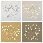 Suspension Design Moderne LED Arbre Doré