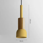 Suspension En Bois Et Métal Window C - Jaune Luminaire Chambre