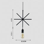 Suspension Géométrique: Carré Rond Triangle Étoile Luminaire Chambre
