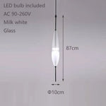 Suspension Goutte Bleue En Verre Moderne F / Blanc Fédération De Russie Luminaire Chambre