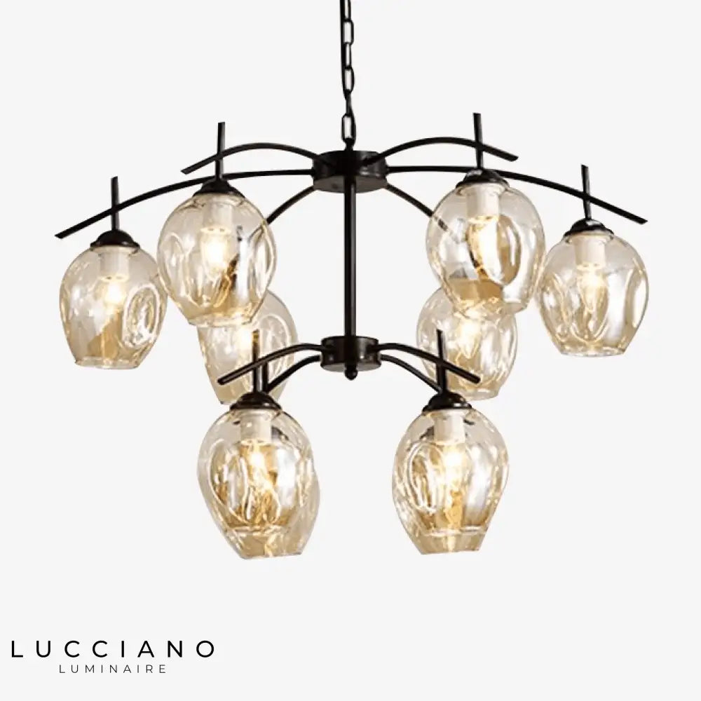 Suspension Industrielle Boules Verre Indoor Luminaire Chambre
