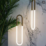 Suspension Led Anneau Moderne Hang Luminaire Chambre