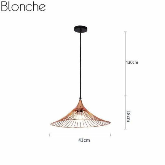 Suspension Led Chapeau Coloré Small Luminaire Chambre