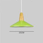 Suspension Led Conique Multiforme Colorée B / Vert Luminaire Chambre