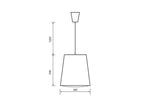 Suspension Led Cylindre Aluminium Coloré Luminaire Chambre