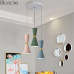 Suspension Led Design Aluminium Funnel Luminaire Chambre