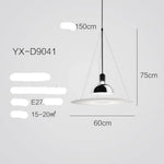 Suspension Led Design Métal Nordique 60 X 75Cm / Froide Luminaire Chambre