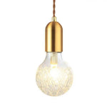Suspension Led Dorée En Cristal Loft Luminaire Chambre