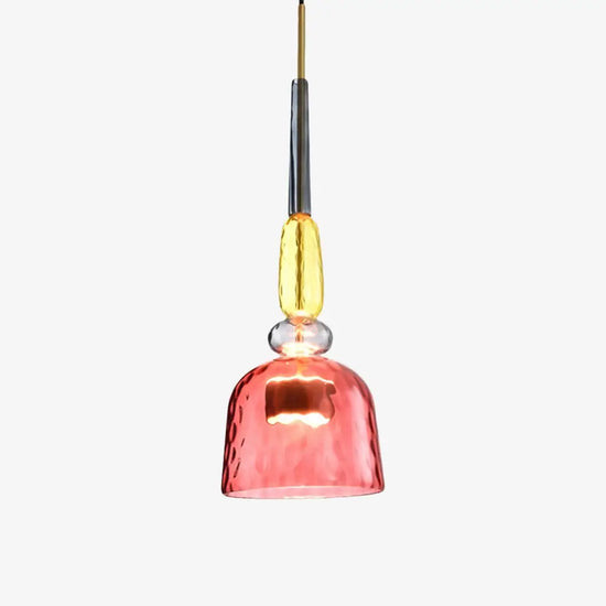 Suspension Led En Verre Illumy Coloré B Luminaire Chambre