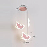 Suspension Led Enfant Formes Variées A / Rose Froide Luminaire Chambre