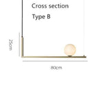 Suspension Led Géométrique Finition Cuivre B Luminaire Chambre