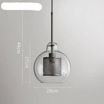 Suspension Led Industrielle Avec Verre Loft I Luminaire Chambre