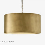 Suspension Led Industrielle Cylindre Métal Luminaire Chambre