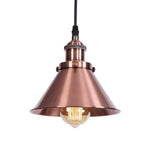 Suspension Led Industrielle Métal Coloré Luminaire Chambre