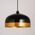 Suspension Led Loft Noir Arrondi Froide Luminaire Chambre