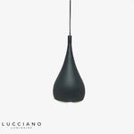 Suspension Led Main Moderne Noir Luminaire Chambre