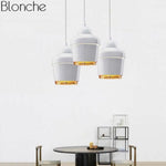Suspension Led Métal Industriel Loft Luminaire Doré