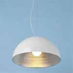 Suspension Led Métal Ronde Island Blanc Luminaire Chambre