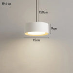 Suspension Led Moderne Reese Métal Blanc / Chaude Luminaire Doré
