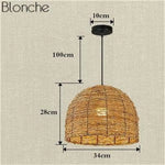 Suspension Led Rotin Formes Variées A Luminaire Chambre