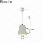 Suspension Led Tasse Inversée O Luminaire Chambre