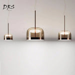 Suspension Led Verre Chromé Design Luminaire Chambre