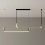 Suspension Moderne Led En Aluminium Hang Luminaire Doré