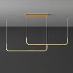 Suspension Moderne Led En Aluminium Hang Luminaire Doré