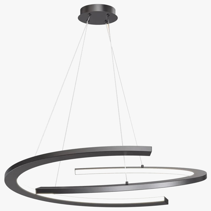 Moderne lysekrone enkelt nordisk design ring restaurant