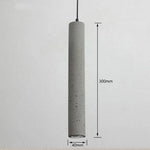 Suspension Tube Ciment Nordic Luminaire Cuivre