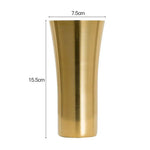 Vase Doré Chromé Design Steel Luminaire