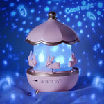 Veilleuse avec projecteur d’étoiles rotatif avec haut-parleur Bluetooth