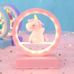 Veilleuse LED licorne créative avec batterie
