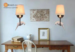 Voici La Transformation: Applique Murale Led Décorative Avec Oiseau Perché Chambre