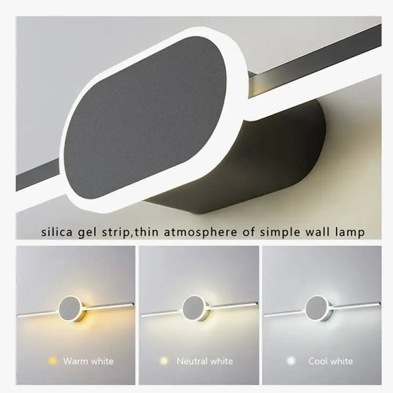 Voici La Transformation: Applique Murale Led Design Minimaliste Élégant Chambre