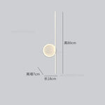 Voici La Transformation: Applique Murale Led Moderne Design Scandinave Élégant Blanc A80 Chambre