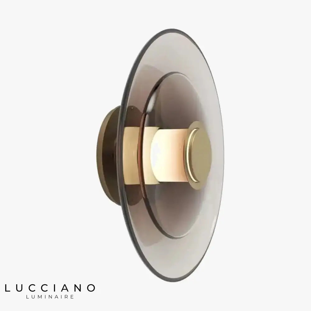 Voici Le Nouveau Titre: Applique Murale Led Design Élégant Moderne Marron Foncé / 23 Cm Lumière