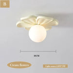 Voici Le Résultat: Applique Murale Fleurs Délicates Design Élégant Crème B / 3 Températures