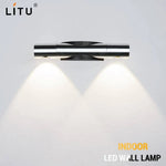 Voici Le Titre Transformé: Applique Led Chromé Design Élégant Mural Murale Chambre