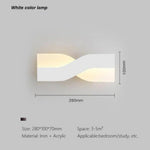 Voici Le Titre Transformé: Applique Murale Design Élégante Moderne Miroir Lumineux Blanc /