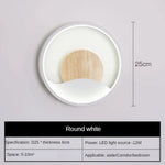 Voici Le Titre Transformé: Applique Murale Design Led Ronde Lumineuse Élégante Chambre