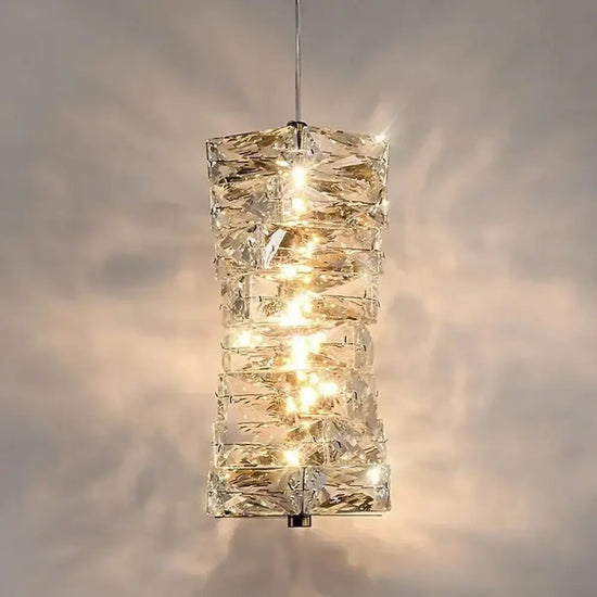 Voici Le Titre Transformé: Applique Murale En Cristal Carrée Élégance Contemporaine Minimaliste