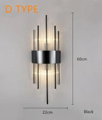 Voici Le Titre Transformé: Applique Murale En Cristal Élégante Design Contemporain Type D Noir /